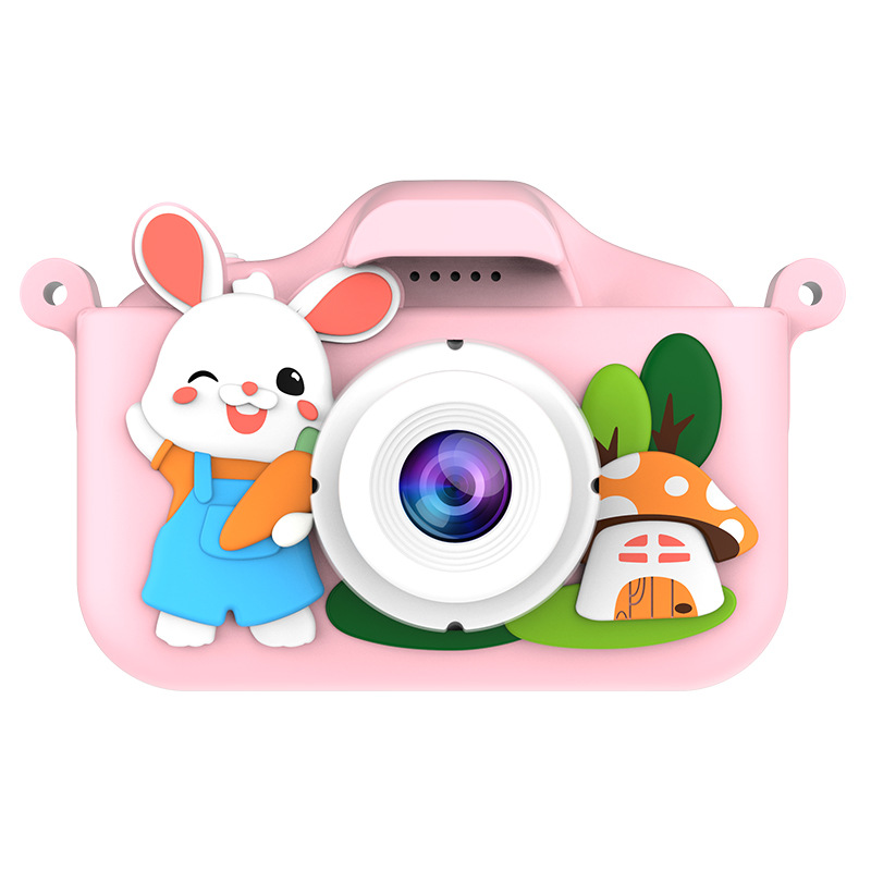 Fuente fabricante de dibujos animados para niños cámara digital puede tomar fotos de impresión de video fotográfica de impresión de juguetes de cámara selfie