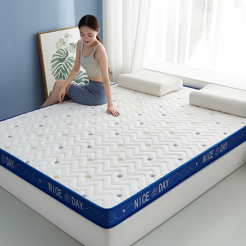 New Latex Sponge Embroidered Mattress Home Dormitory Hotel Soft Memory Bedding Wholesale