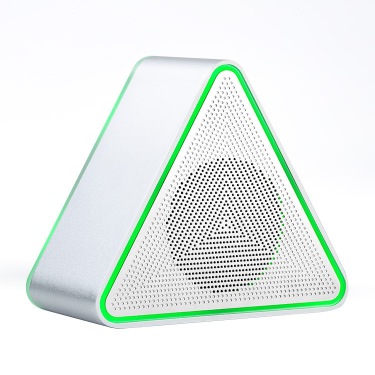 国境を越えたミニ無線コンピュータbluetoothオーディオアルミ合金ランプ付き小型鋼砲重低音高音質デスクトップスピーカー|undefined