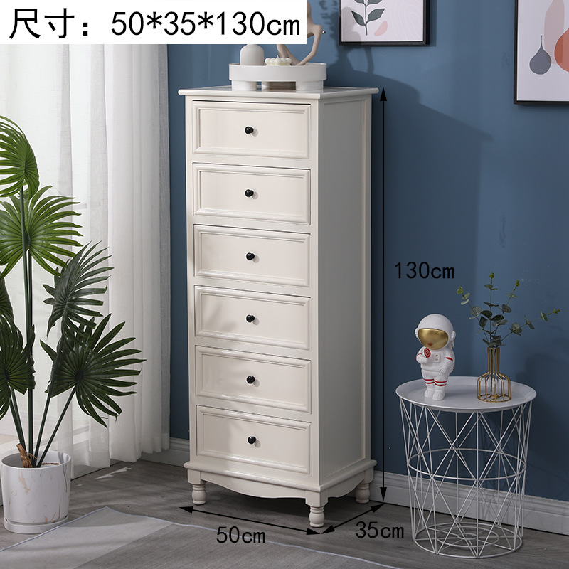 Fábrica directa armario de madera sólida estilo americano simple sala de estar dormitorio armario de almacenamiento casero pequeño armario image 11