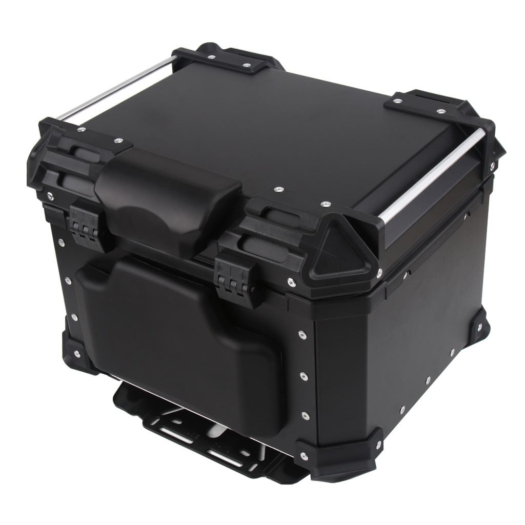 Mojiwei aluminum alloy tail box backrest 36L/45L/55L/65L trunk back cushion motorcycle cushion