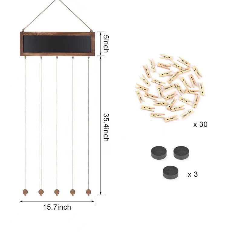 Amazon familia creativa decoración de la pared colgante funcional pizarra magnética foto colgando pantalla marco