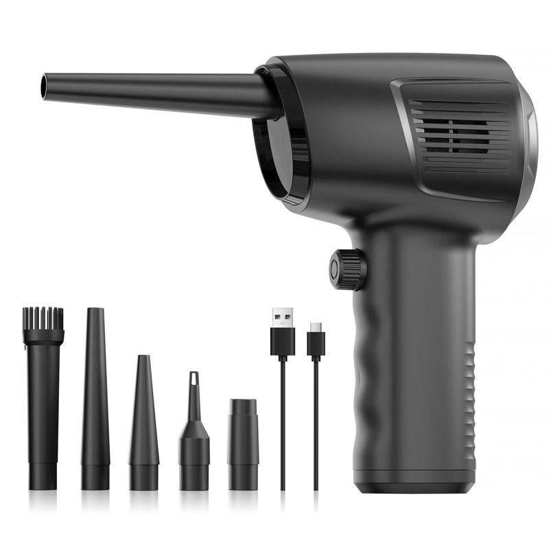 Cross-Border Wireless Dust Blower, Outdoor High-Speed Blower, Portable Car Dust Cleaner, Keyboard Cleaning Handheld Dust Blower Gun