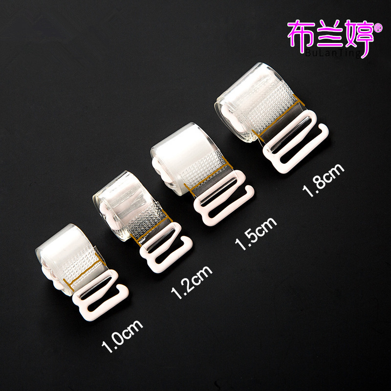 Invisible Shoulder Strap Transparent Bra Shoulder Strap Widened Transparent Frosted Invisible Strap Adjustable Underwear Strap Anti-slip Accessories