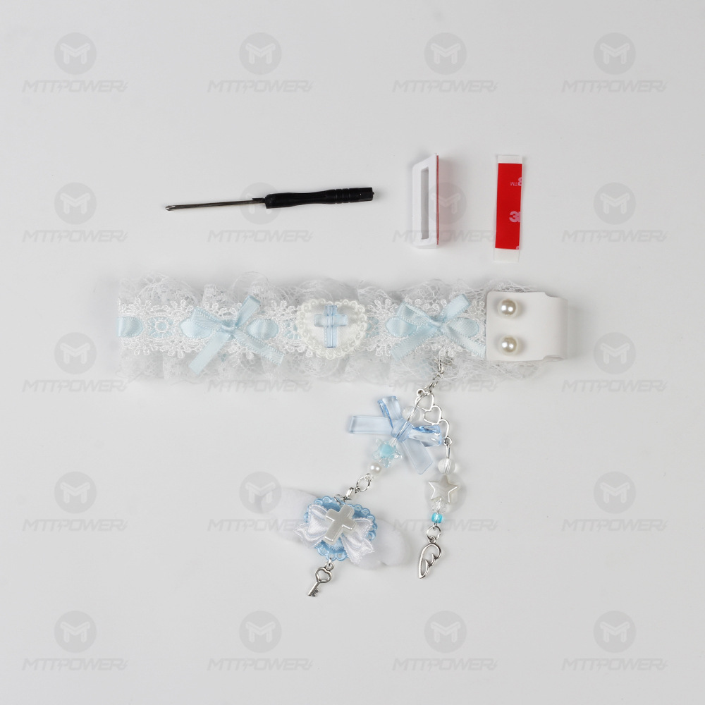 Caballos de teclado de encaje con hebilla teclado decorativo hecho a mano accesorios de teclado wootingATKDIY universal transfronterizo