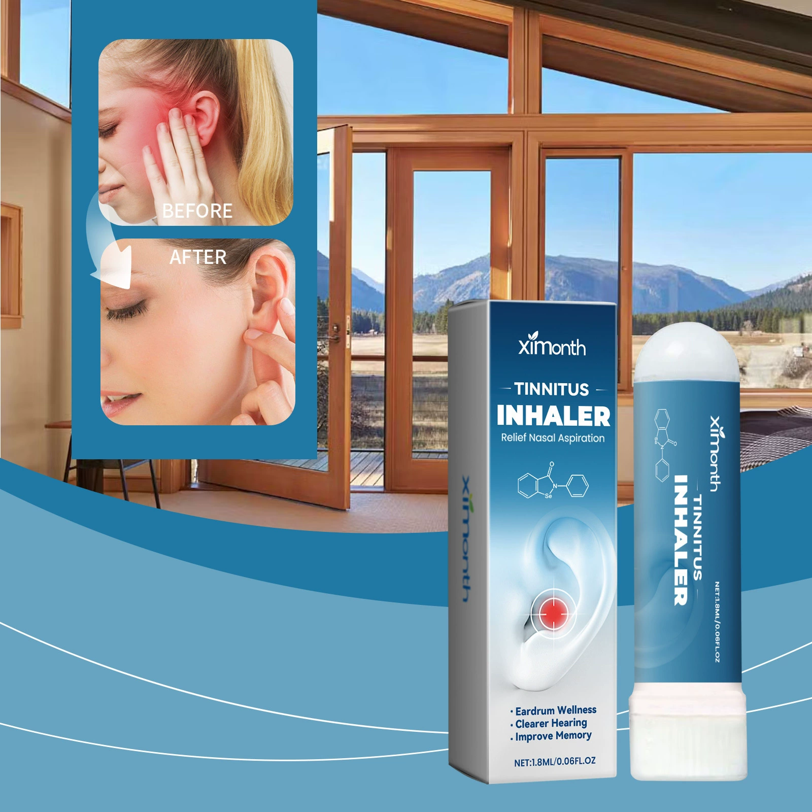 Ximonth Tinnitus Inhaler Relieve discomfort
