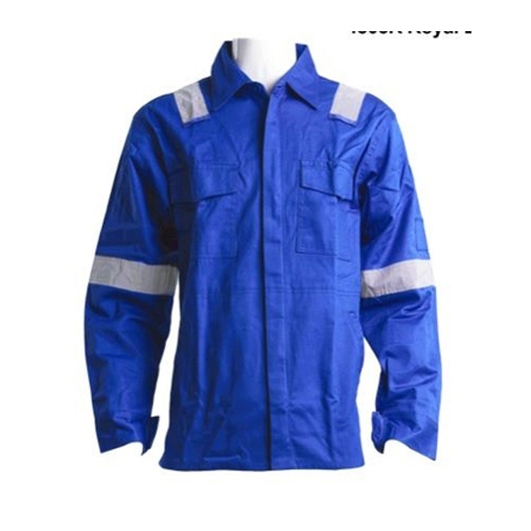 厂家直销 四季纯棉防火夹克 阻燃夹克衫 防静电夹克