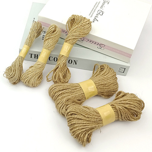 Manufacturer wholesale jute rope for DIY various thicknesses tying braiding hemp rope cat tree rope lighting rope tug of war rope large roll
