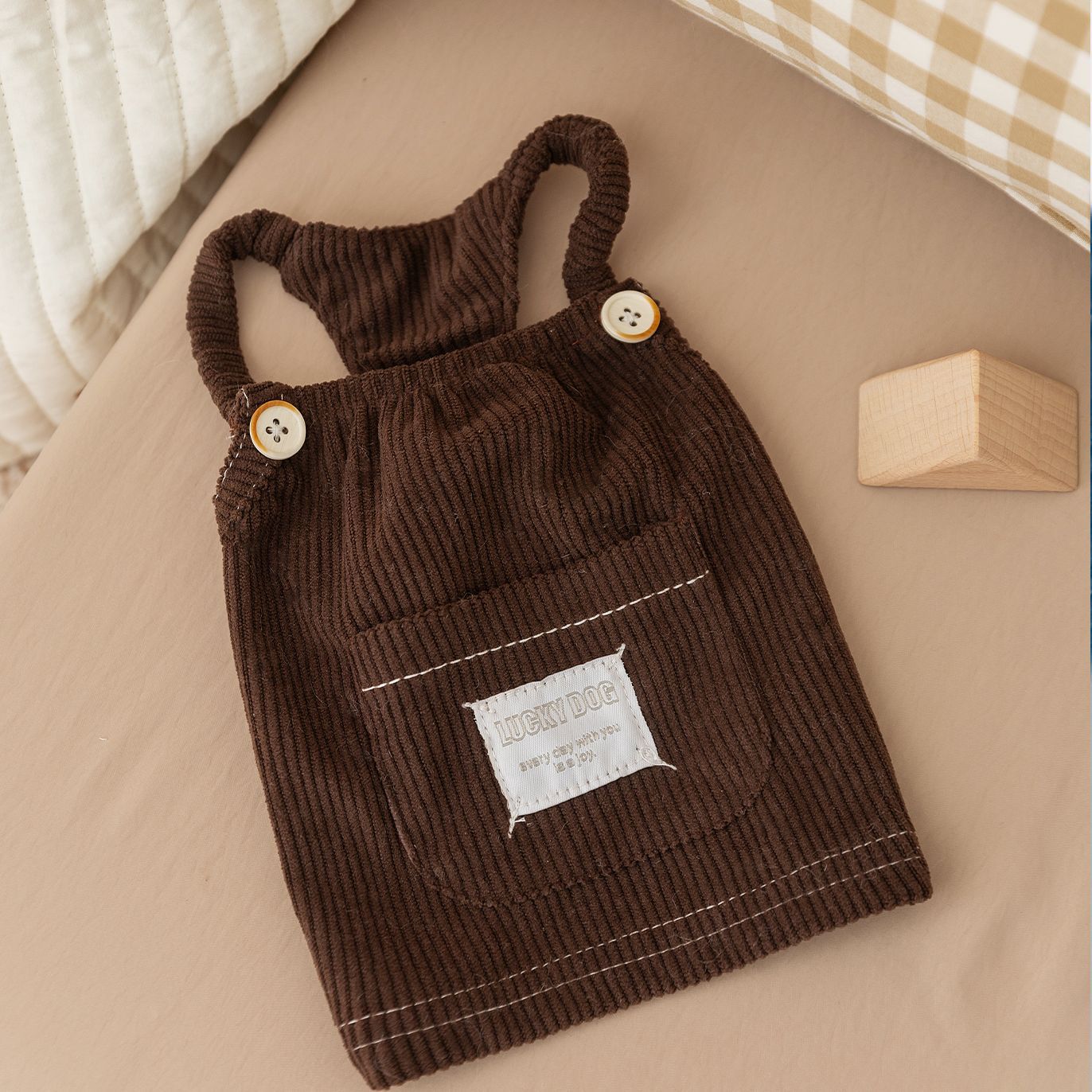Simple Lucky Puppy Pocket New Otoño Invierno Mascotas Gatos Perros Perros Pequeños y Medianos Ropa