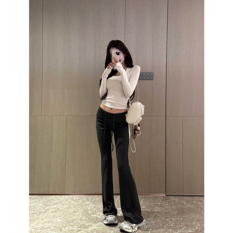 "Nuojiji" Is so Comfortable! Straight-Leg Pants That Make You Look Slimmer, a Must-Have for Pear-Shaped Figures, with a Flattering Waist-To-Hip Ratio and a Draping Effect