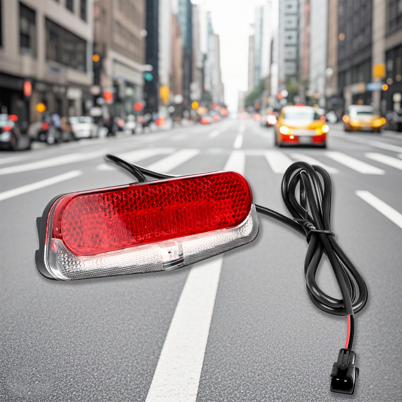 Bafang Can Protocol Mid-Drive Motor 36/48V Tail Light for Night Cycling Bicycle Modification Electric Bike Accessories