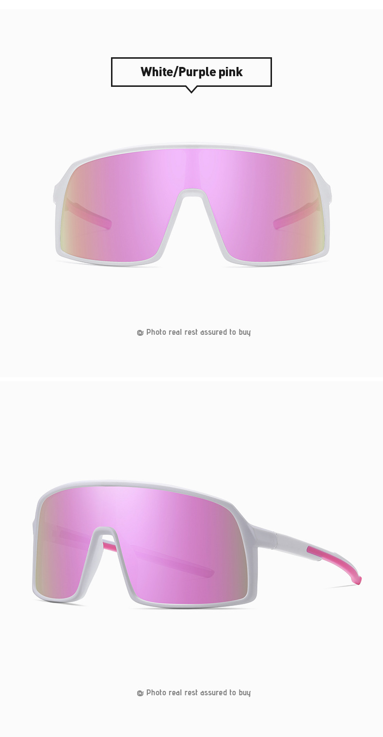 Sports Geometric Tac Special-shaped Mirror Full Frame Sports Sunglasses display picture 6