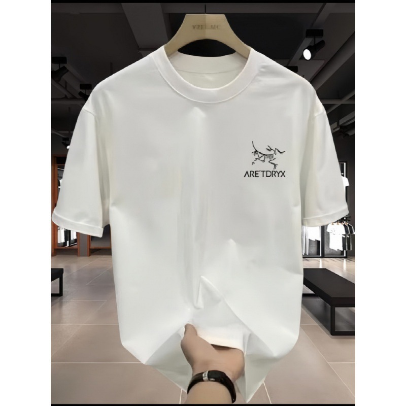 海外卸売専用～厚手の純綿半袖Tシャツ、男女同型、夏のトレンド、ゆったり万能カップルトップス|undefined