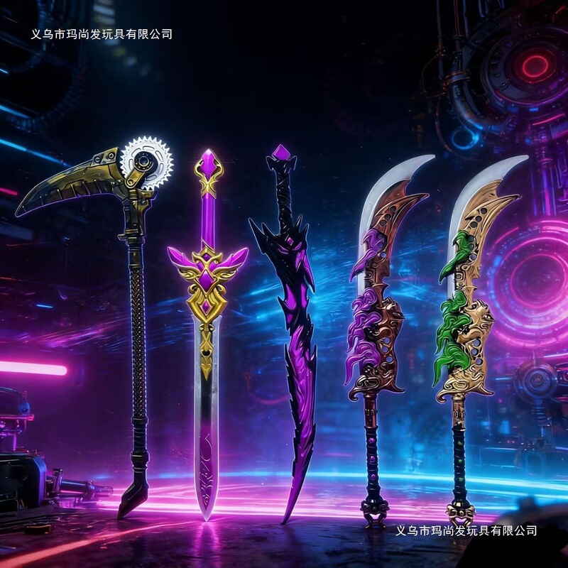 New Model of Peace Elite Realistic Sword Toy Model Cosplay Prop Ladi Tail Thorn Battle Blade Toy Wholesale
