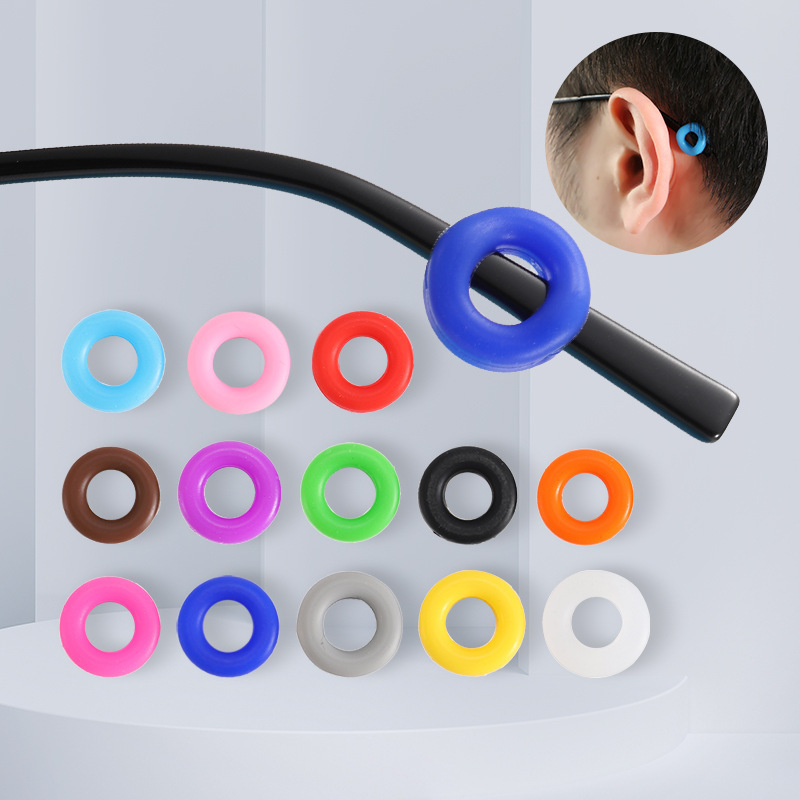 Glasses Accessories Round Silicone Glasses Non-Slip Cover Non-Slip Ear Hook Ear Cover Ear Cover Leg Cover Sports Ear Clip Glasses Accessories Round Silicone Glasses Non-Slip Cover Non-Slip Ear Hook Ear Cover Ear Cover Leg Cover Sports Ear Clip
