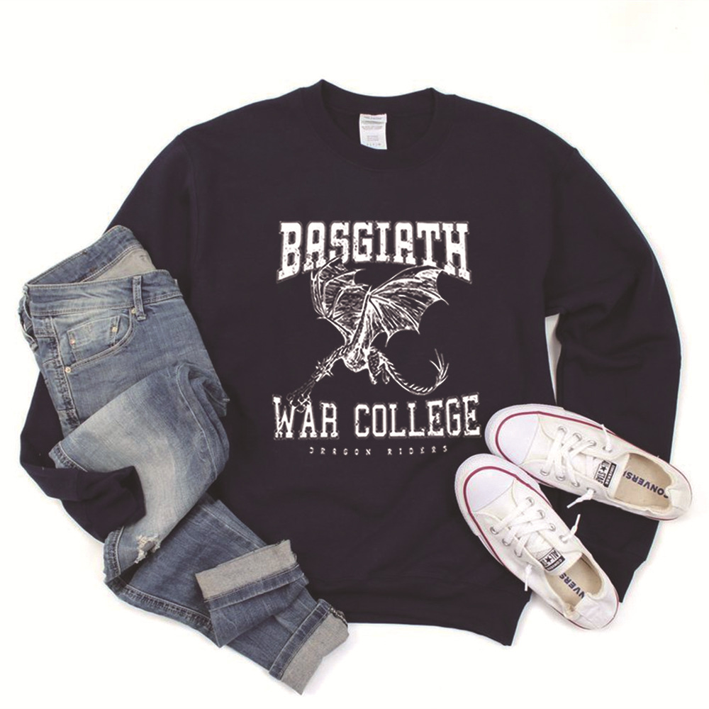 Retro Basgiath War College Sweatshirt Fourth Wing Hoodie Dra