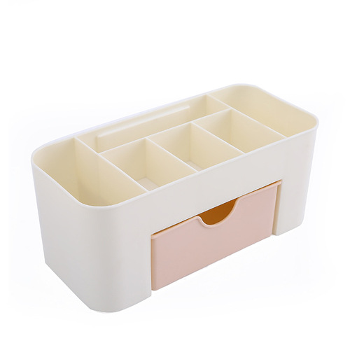 加厚桌面抽屉式收纳盒化妆盒塑料多功能储物盒首饰盒家用收纳盒