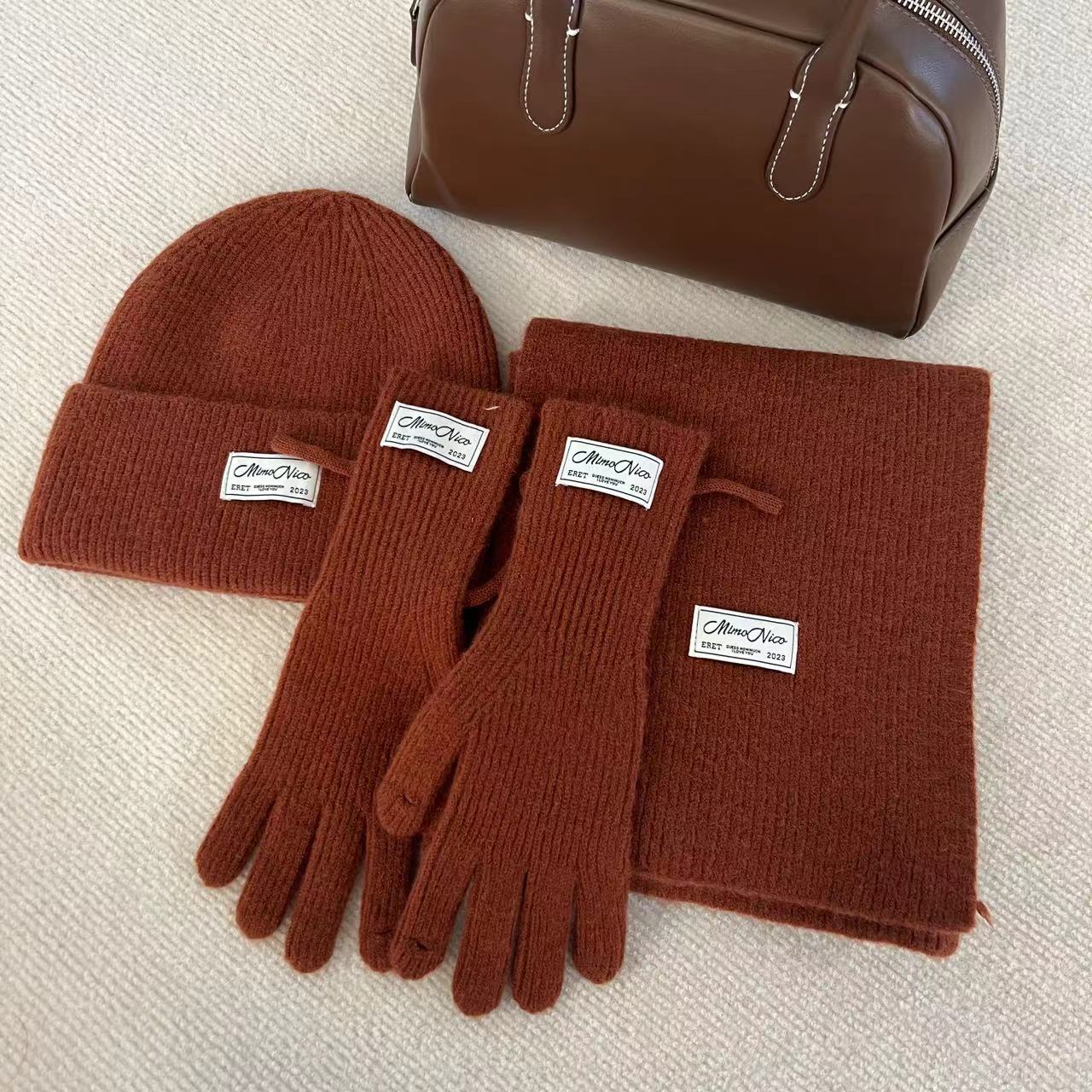 3종세트-브릭레드