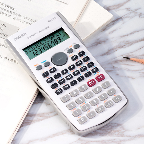 Deli scientific calculator for students, multifunctional small high school entrance examination function calculator wholesale for junior high school students