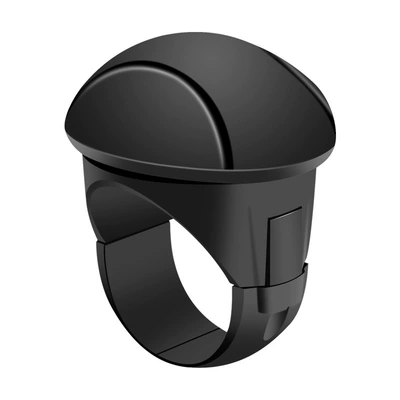 Car steering wheel booster ball, multifunctional high-end driving tool, one-hand steering assistance, creative driving aid (Steering wheel booster) - booster-quality-black