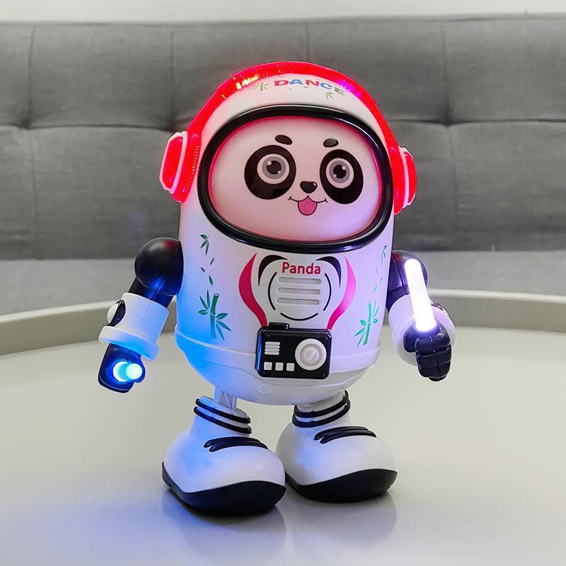 La misma luz, música, swing, danza, panda espacial, mercado nocturno en línea, juguetes eléctricos para niños transfronterizos transfronterizos