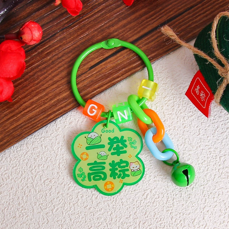 Brand creative acrylic protective amulet, keychain, transparent pendant, bag decoration, decorations