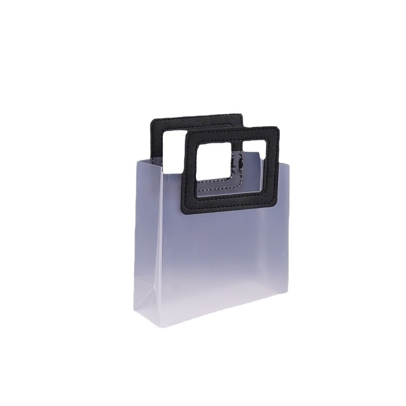 Bolso de regalo transparente personalizado, bolsa de regalo de lujo para cumpleaños con glaseado para regalos de regalo de boda, bolsa de plástico image 6