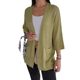 European and American 2024 New Independent Wish Women's Waffle Nine-point Sleeve Urban Casual Cardigan Jacket