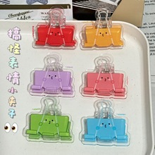 版权INS搞怪眼睛卡通装饰礼品封口夹便签夹pp夹子送学生可爱商品