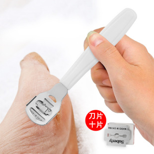 in stock Straight Hair Nail Art Stainless Steel Foot Planer Foot Cutter Pedicure Pedicure Skin Exfoliation Foot Planer Foot Care Tool