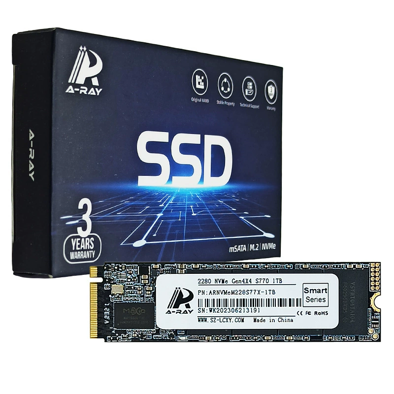 NVMe PCIe 4.0 SSD (Aorui) S970 series, M.2 2280, 256GB–2TB