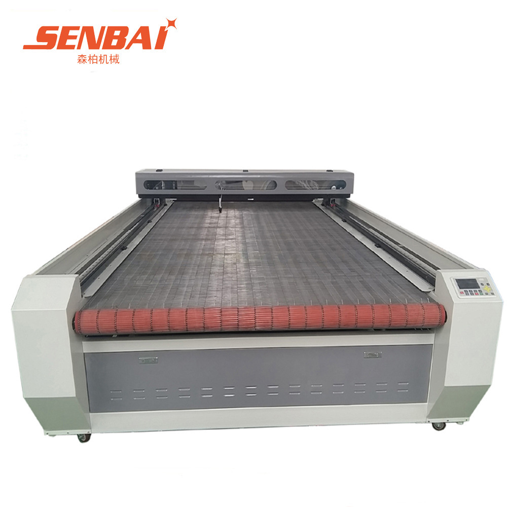 全自动汽车真皮座套裁边机生产加工 定制激光绣花皮革布料雕刻机