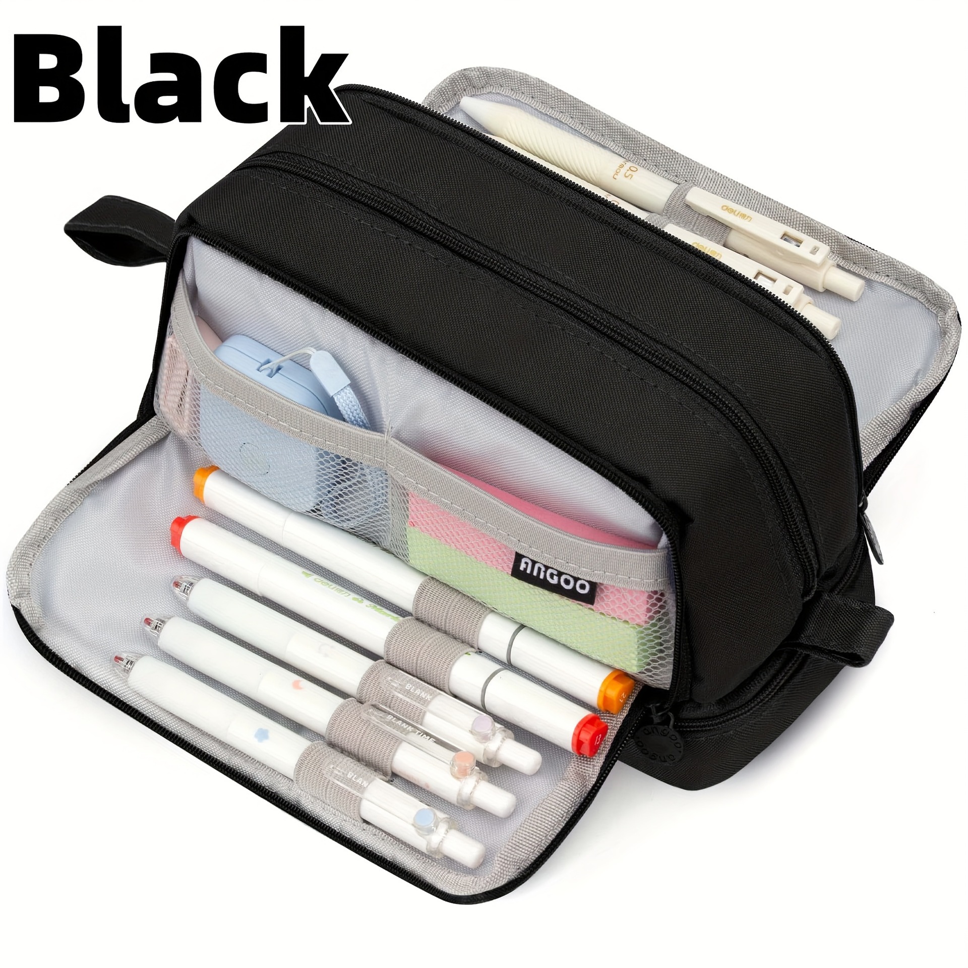 Capacious pencil case, storage system, school marker for traveling 5