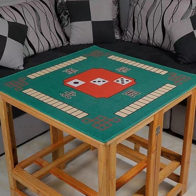 Mahjong tablecloth Cushion household Play cards Square Table cloth thickening Silencing non-slip Mahjong blanket Gabion