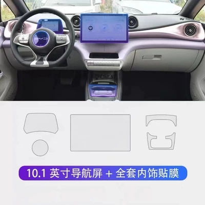 22-25 Byd Dolphin Central: Car interior film - full-set-of-interior-film101inch