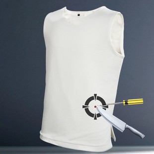 Direct Flexible Stab-resistant Clothing Lightweight Soft Body-fitting Stab-resistant Vest Level 5 Cut-resistant Clothing Duty Plainclothes Training T-shirt for Men