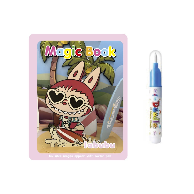 Книга для рисования водой Abubu, детская книга с повторяющимися граффити, раскраска, детский сад, развивающие игрушки