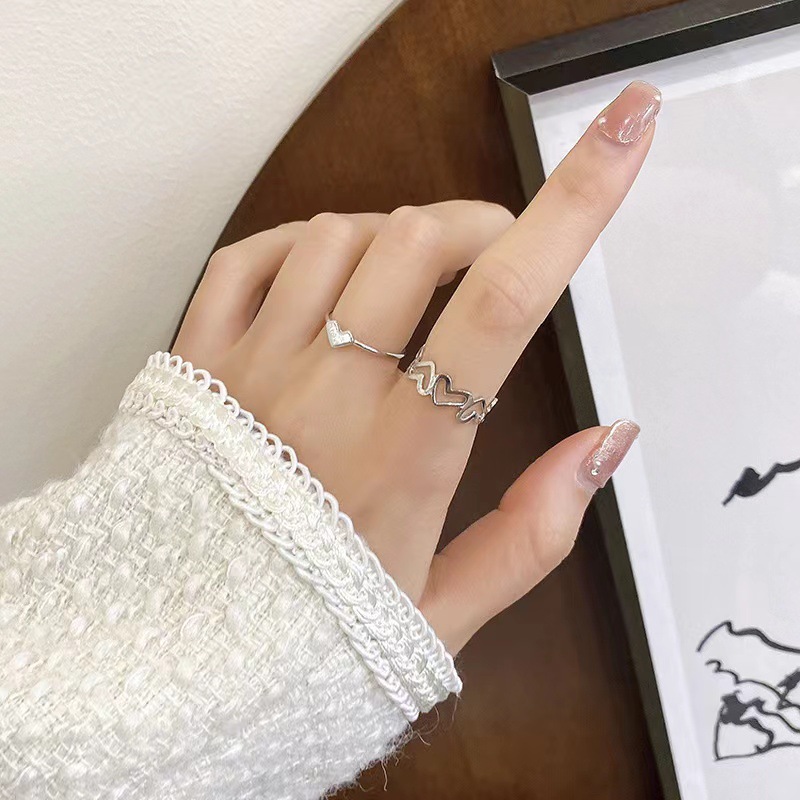 Glittrande designerring för kvinnor, elegant och bekväm_voghion.com