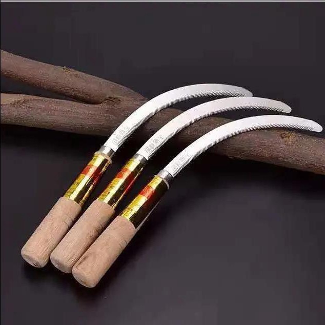 锯齿农用小镰刀全钢割草刀收稻谷子小齿锯镰刀不锈钢刀韭菜刀割菜