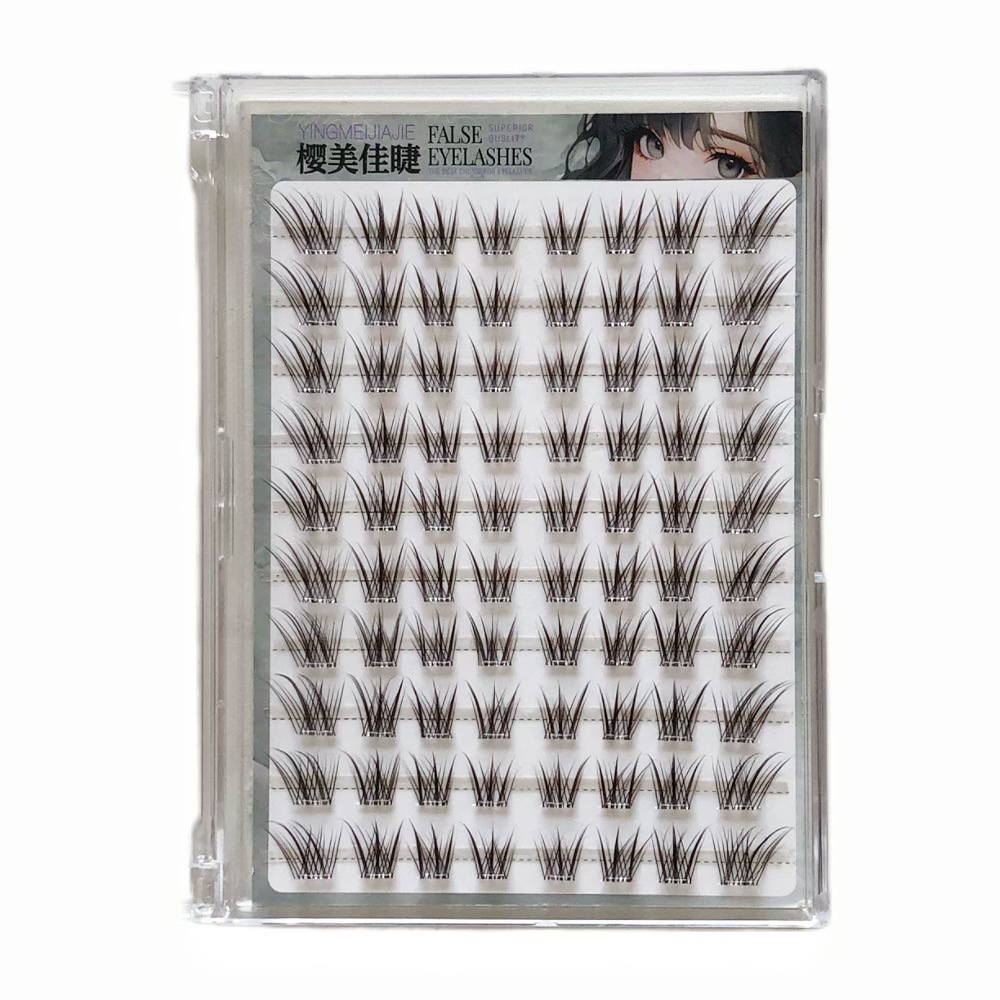 Las pestañas falsas del zorro verde marrón sin pegamento, sin desprendimiento, pura y fresca, naturalmente y en la cámara, suave, reducción de la edad, moda universal.