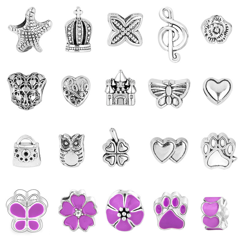 310g Weight Pendant, Beads, Chain Jewelry Making Type 16cm Jewelry Making Size Bracelets, Jewelry Accessories Classification 1 Set Quantity Alloy Material Letter, Star, Heart Shape Pattern Cute, Sweet Style 1 Set 16cm Alloy Letter Star Heart Shape Pendant Beads Chain 8