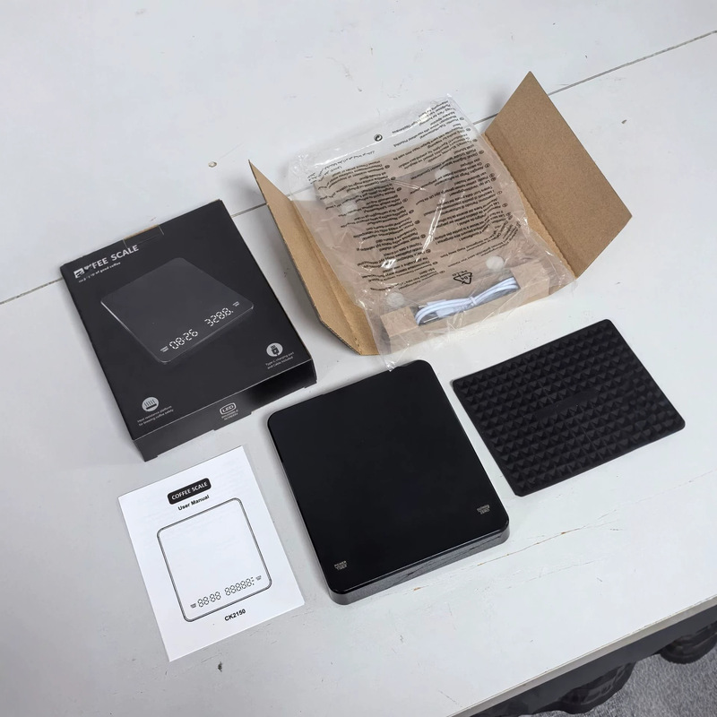 Italian Hand Coffee Scale USB Charging Electronic Scale Intelligent Automatic Timing Kitchen Scale Food Weighing Coffee Italian Hand Coffee Scale USB Charging Electronic Scale Intelligent Automatic Timing Kitchen Scale Food Weighing Coffee
