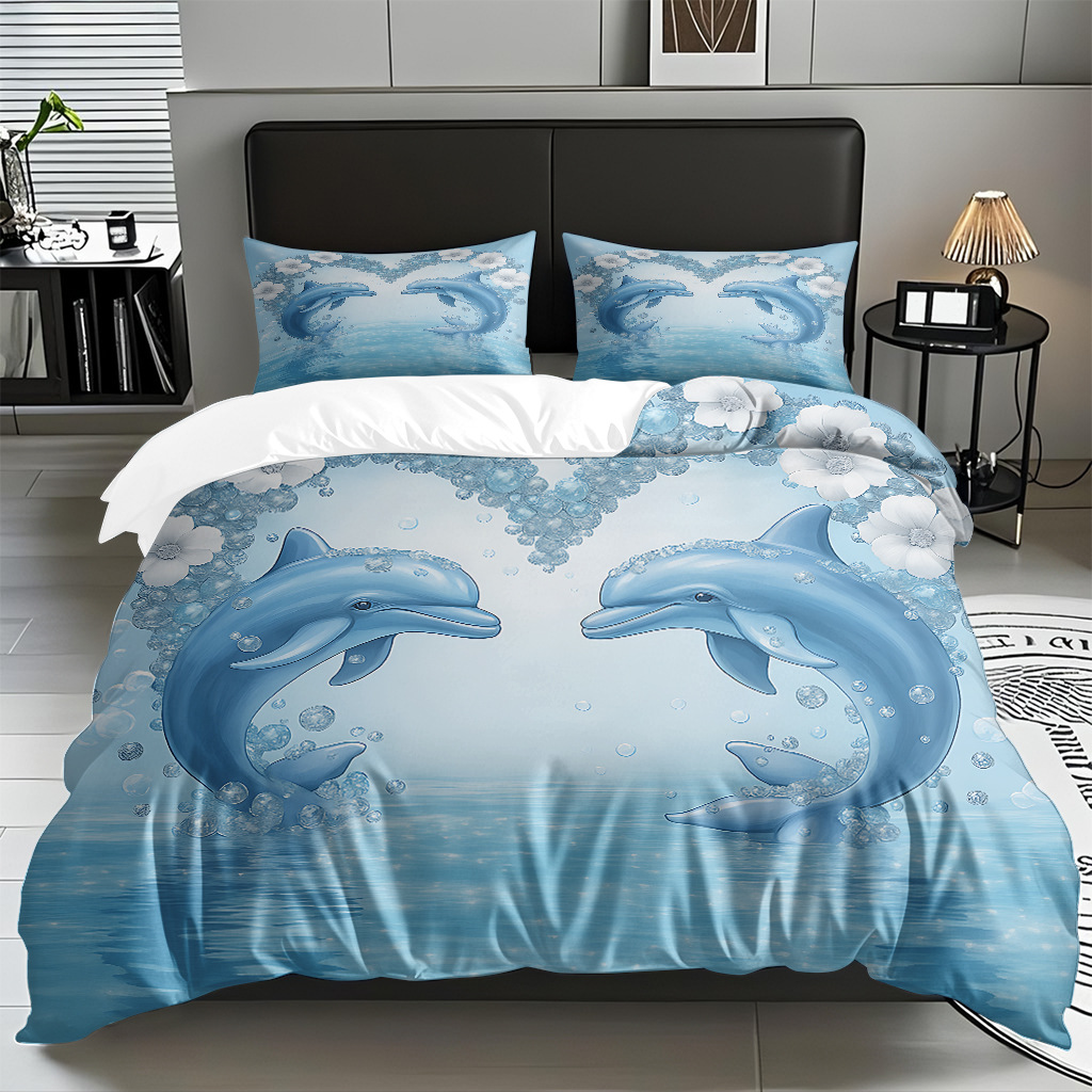 Ventas transfronterizas calientes de una variedad de patrones de reliquias marinas impresión digital colcha