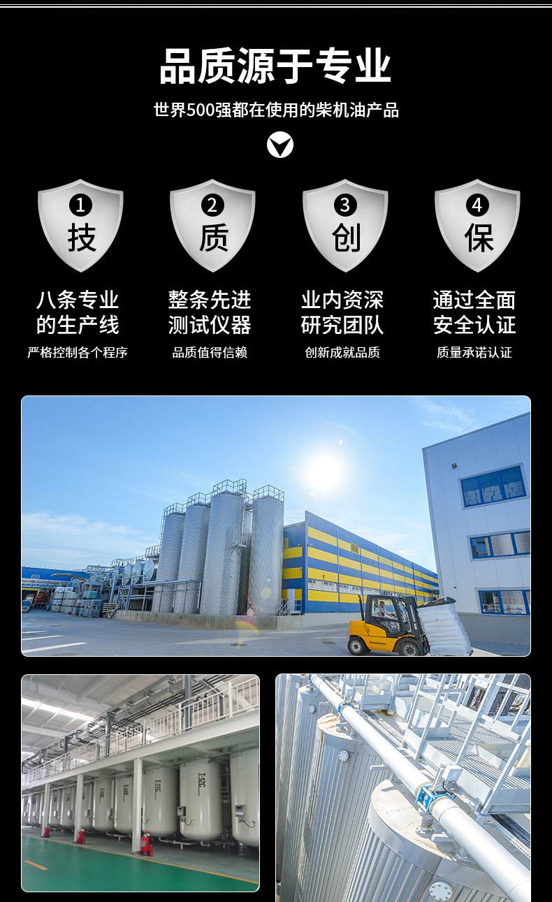 Genuine Fully Synthetic Diesel Engine Oil 15W40 Forklift 20W50 Agricultural Vehicle Truck General Lubrication Wholesale