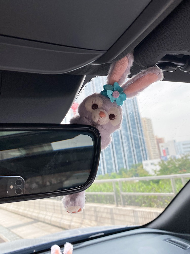 High-Quality Lulu Car Decoration Car Figurine Screen-Mounted Cute Belle Decoration Items Goddess