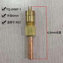 三花空调冰箱充注阀TCJ-2HWT-1R22加氟单向阀TCJ-2GWT-3针阀R410A