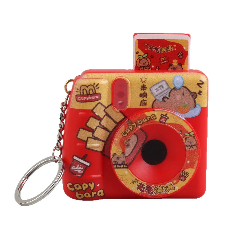 Polaroid, креативная милая светящаяся камера, игрушка, сумка, подвеска, детский качатель, брелок, мигающий свет