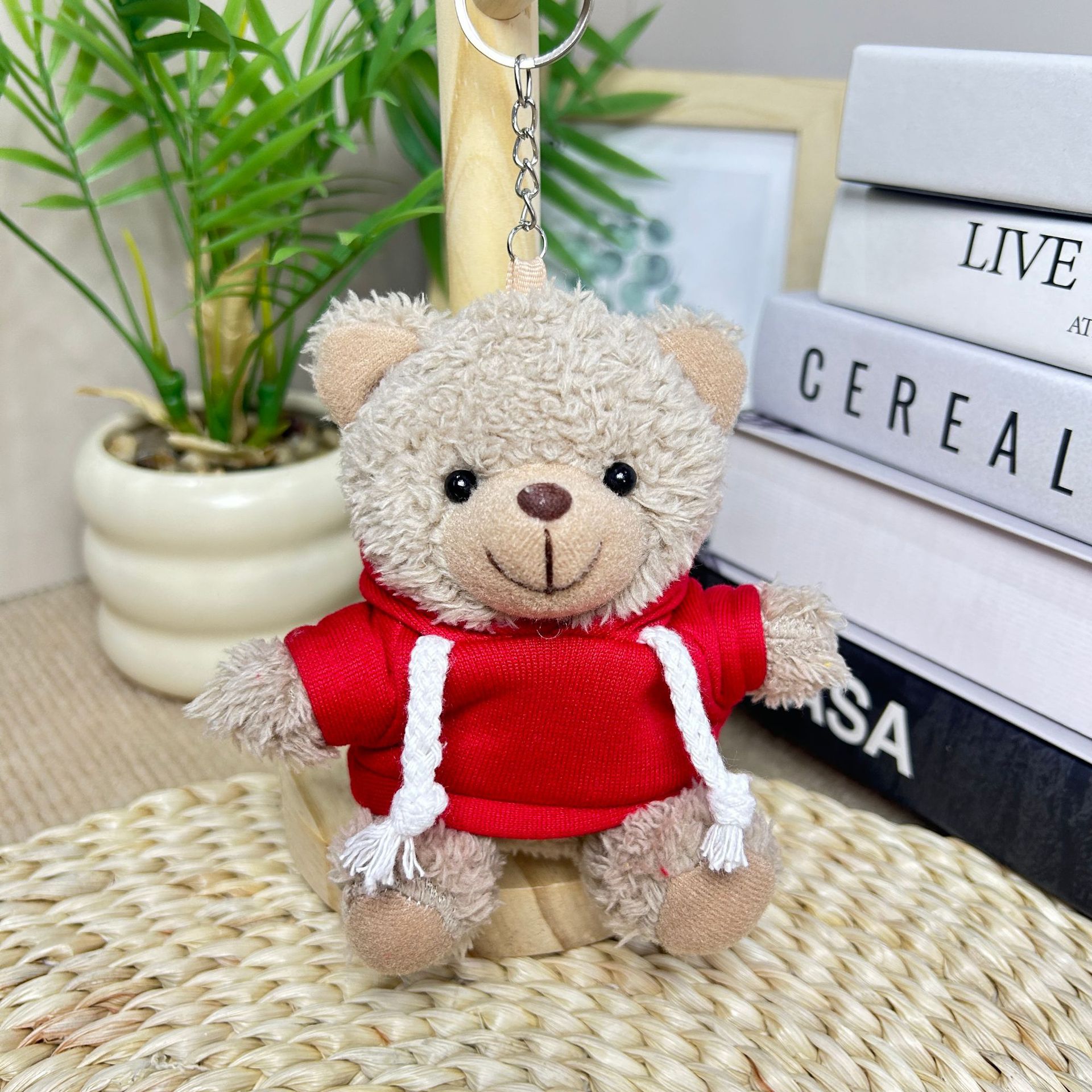 Colgante camiseta Teddy Bear muñeca Teddy Bear muñeca juguetes de peluche temporada de graduación logotipo corporativo regalo muñeca tela