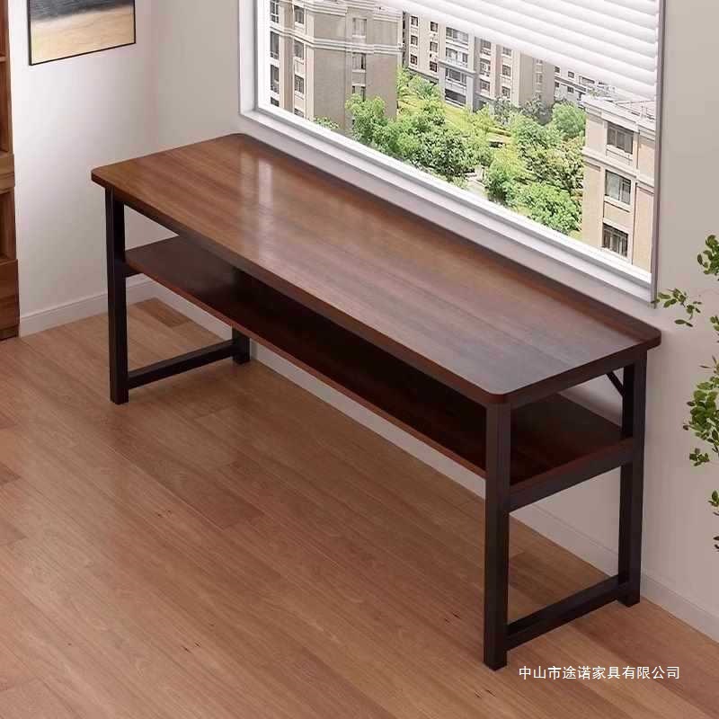 Desk Long Table Rectangular Double Simple Rental House Narrow Computer Table Bedroom Student Writing Wall Table