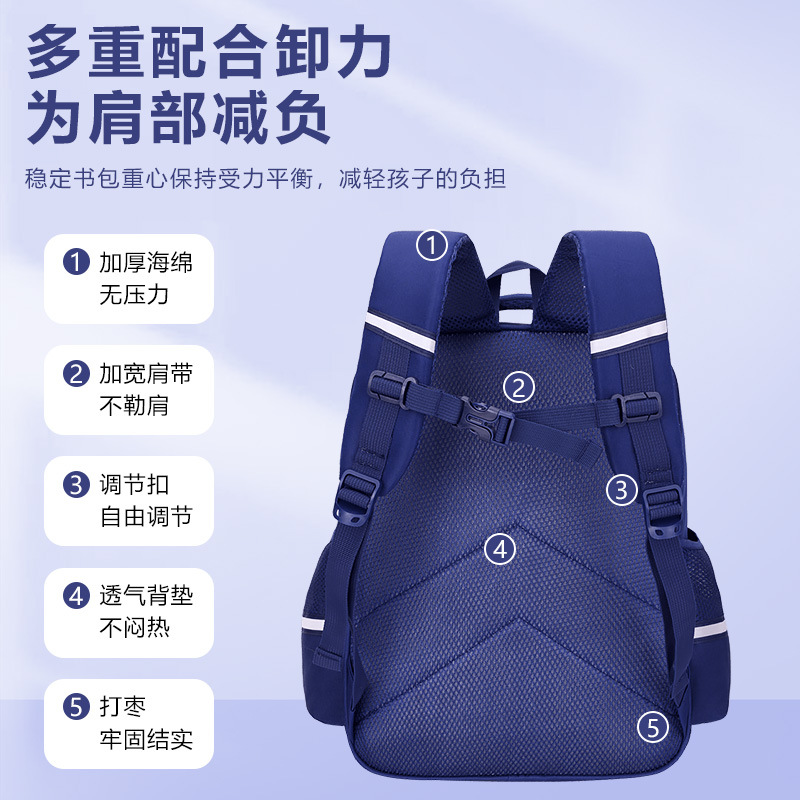 Nuevas mochilas para niños de 6 - 12 años de edad, estudiantes de primaria para niños y niñas, grados uno, dos, tres a seis, mochila de hombro de gran capacidad